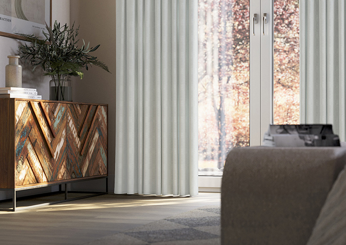 Shima Faux Silk, Silver - Made to Measure Curtains - Image 5